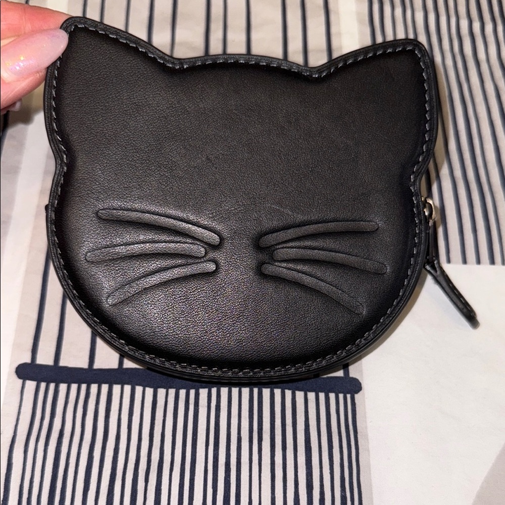 Coach Black Cat Coin Pouch